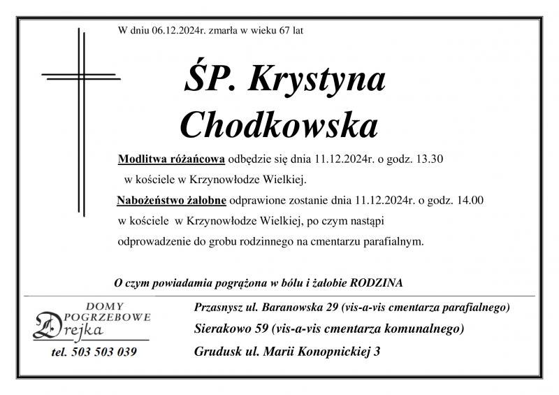 Krystyna Chodkowska