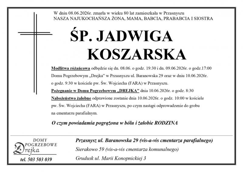 Jadwiga Koszarska