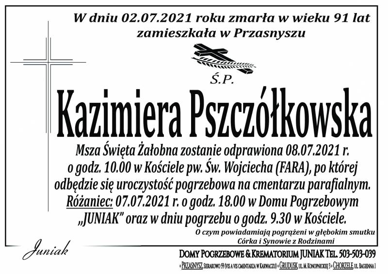 Kazimiera Pszczółkowska