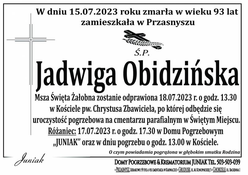 Jadwiga Obidzińska