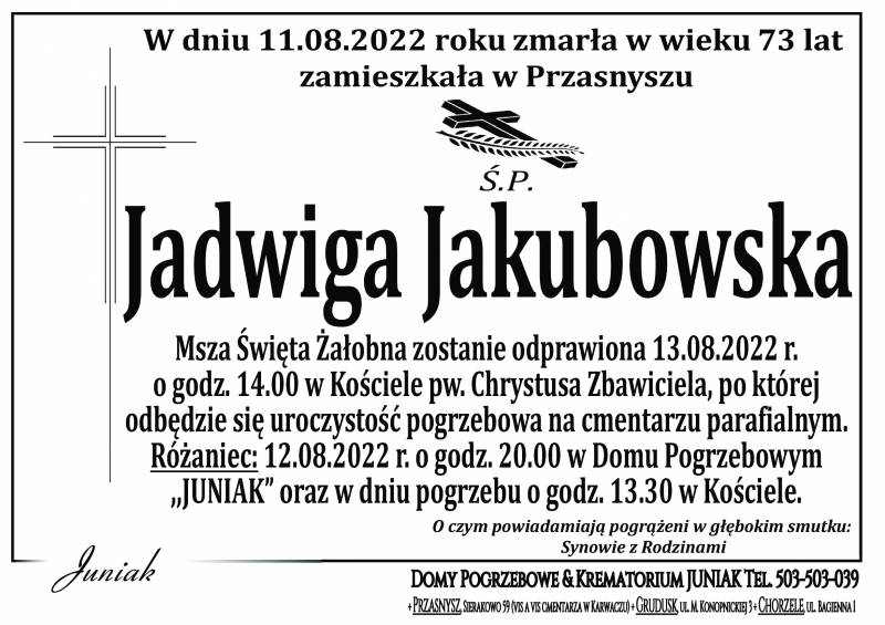 Jadwiga  Jakubowska
