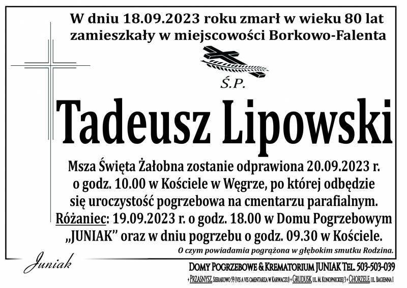 Tadeusz Lipowski