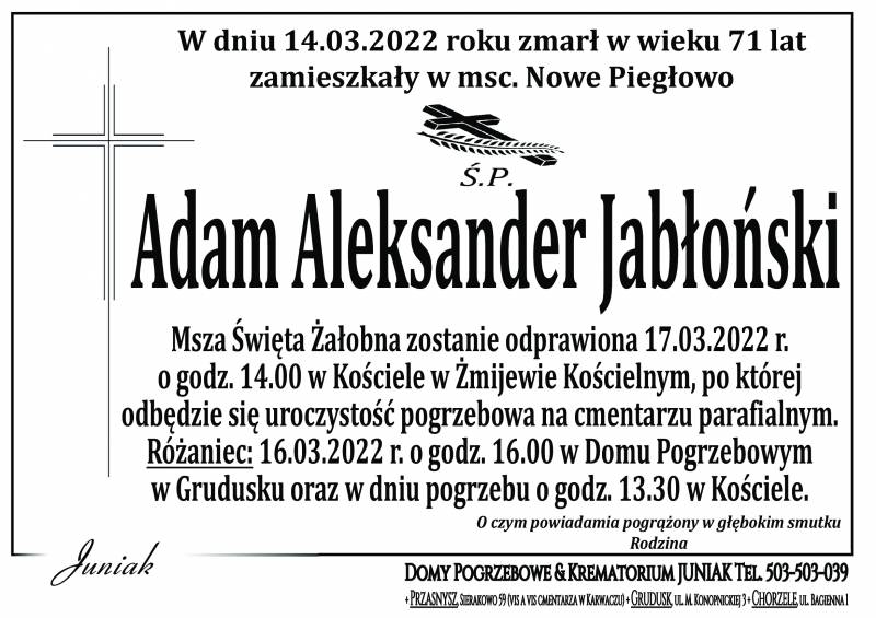 Adam Aleksander Jabłoński