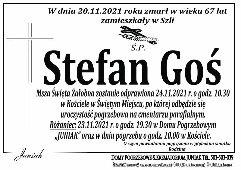 Stefan Goś