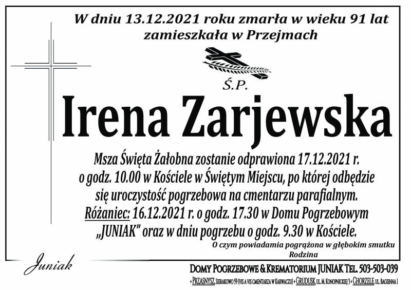 Irena Zarjewska