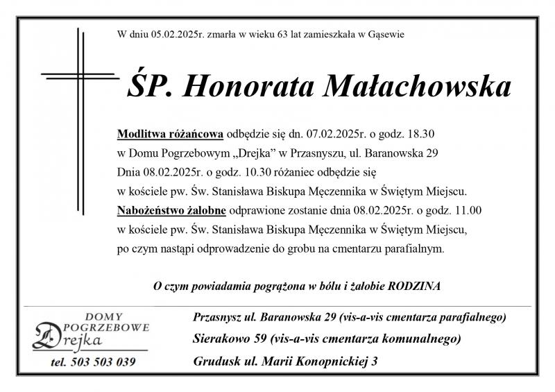 Honorata Małachowska