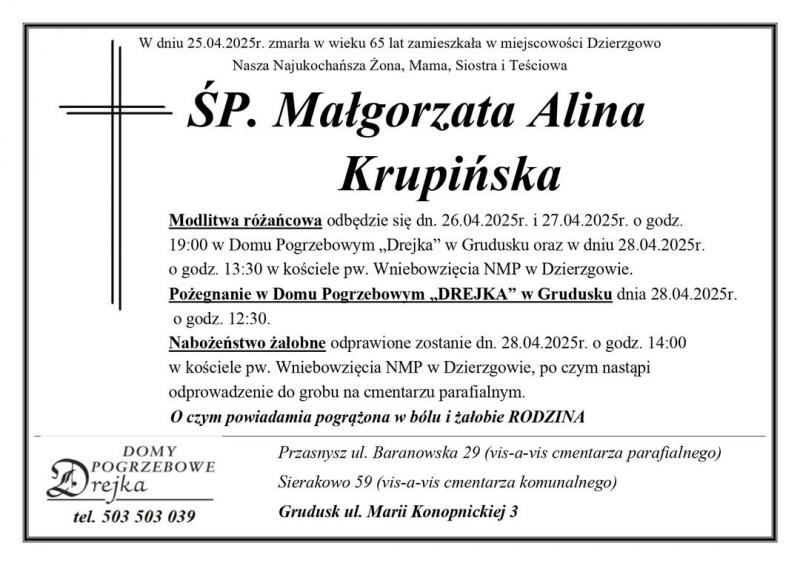 Małgorzata Alina Krupińska
