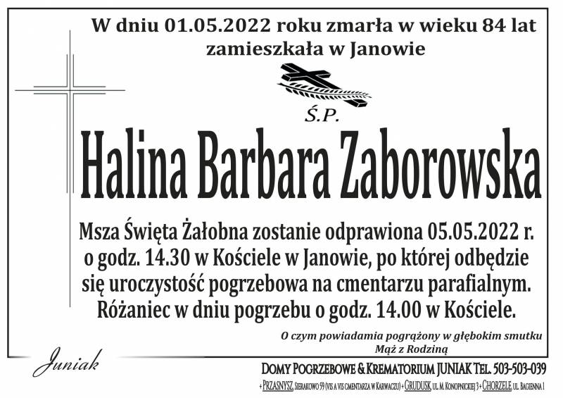 Halina Barbara Zaborowska