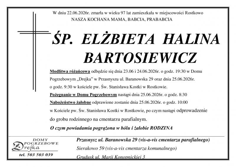 Elżbieta Halina Bartosiewicz