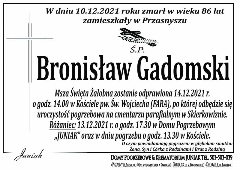 Bronisław Gadomski