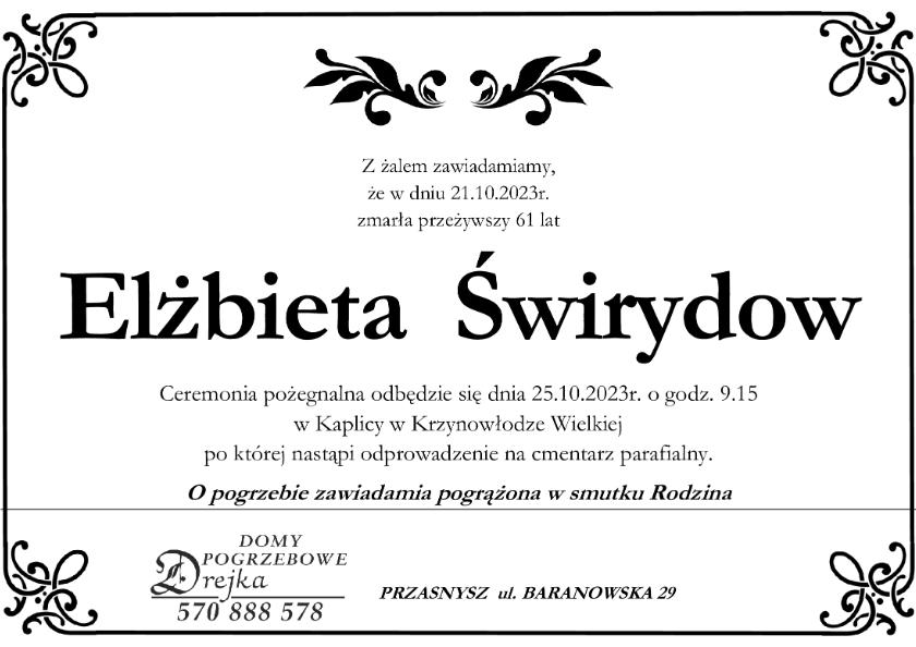 Elżbieta Świrydow