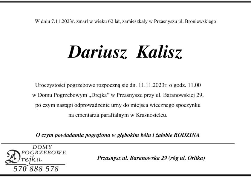 Dariusz Kalisz