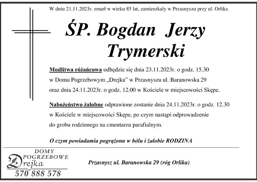 Bogdan  Jerzy Trymerski