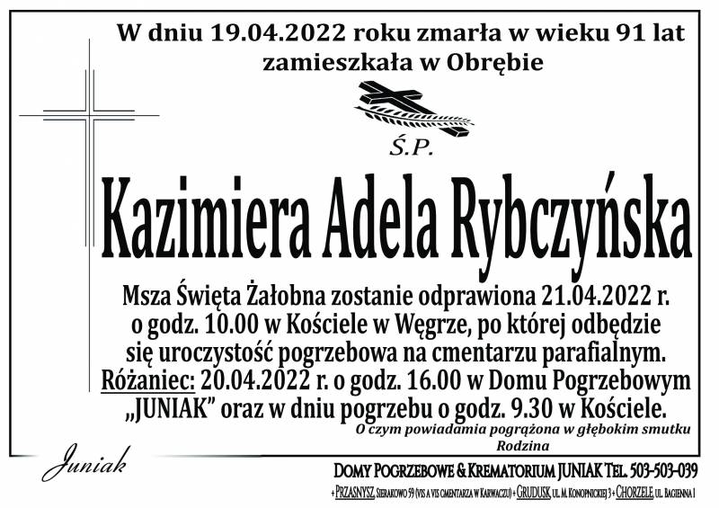 Kazimiera Adela Rybczyńska