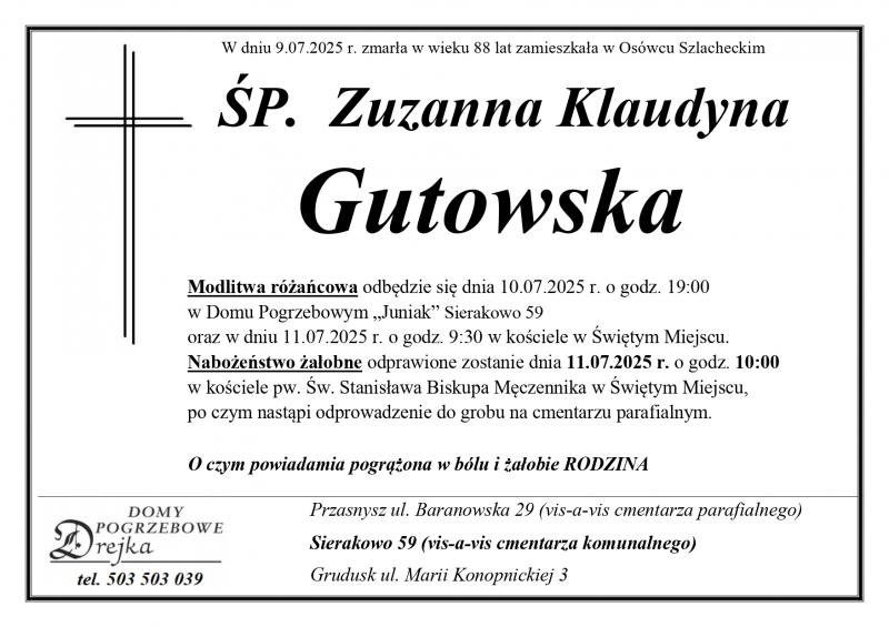 Zuzanna Klaudyna Gutowska