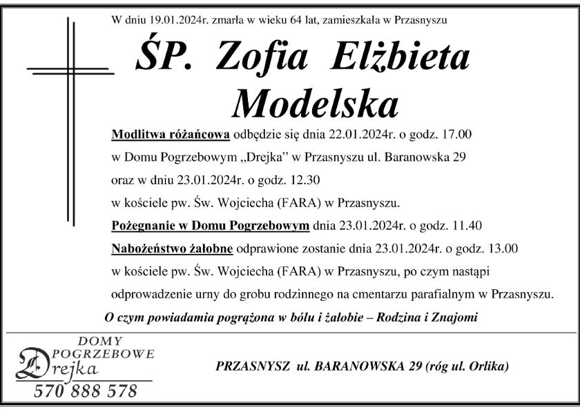 Zofia  Elżbieta Modelska