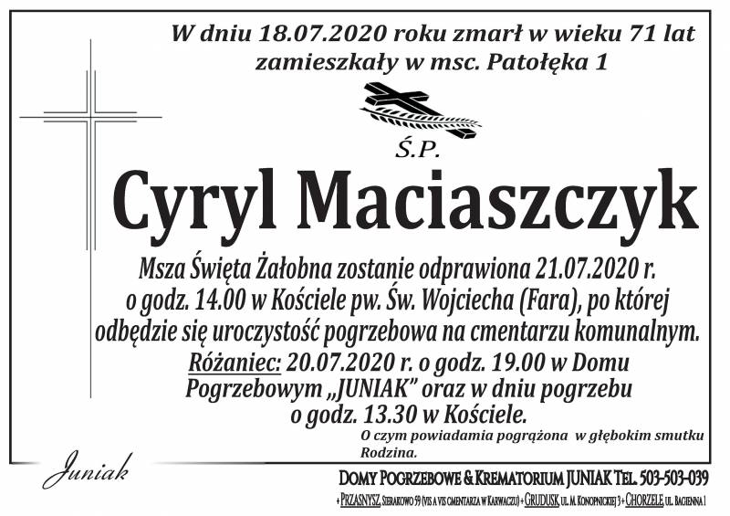 Cyryl Maciaszczyk