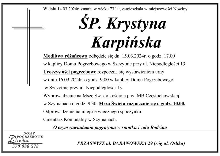 Krystyna Karpińska