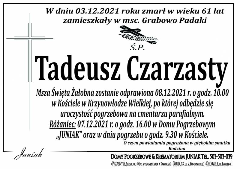Tadeusz Czarzasty