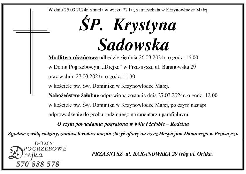 Krystyna Sadowska