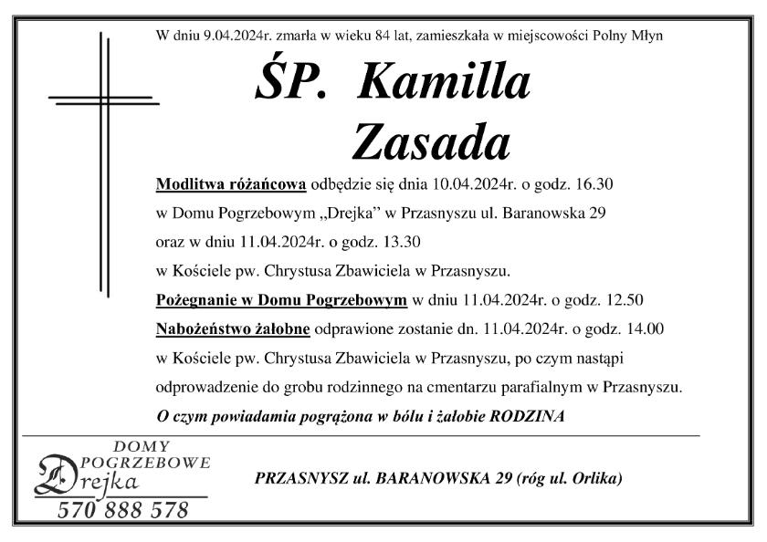 Kamilla Zasada