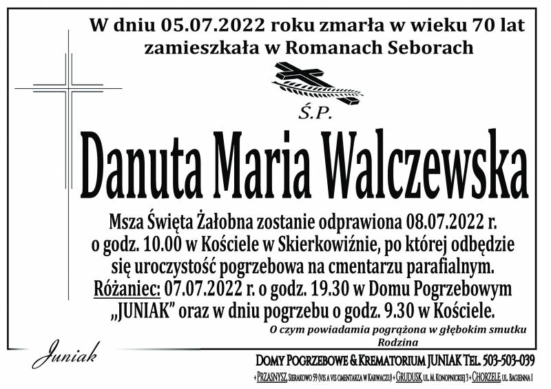 Danuta Maria Walczewska