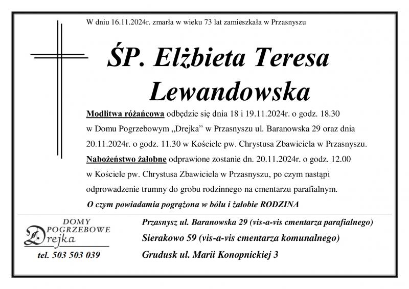 Elżbieta Teresa Lewandowska