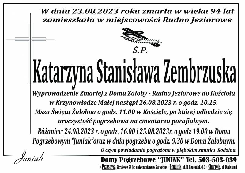 Katarzyna Stanisława Zembrzuska