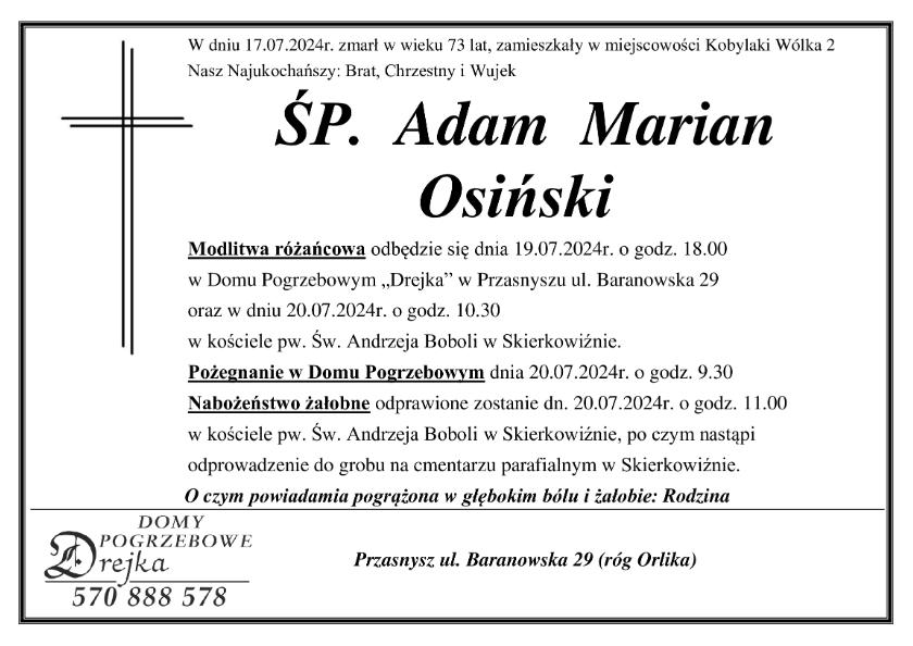 Adam  Marian Osiński