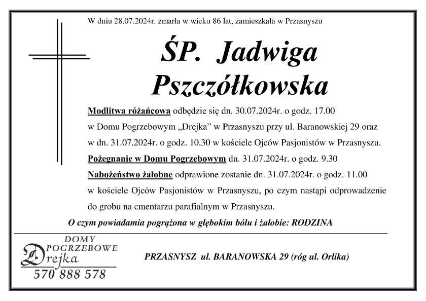 Jadwiga Pszczółkowska