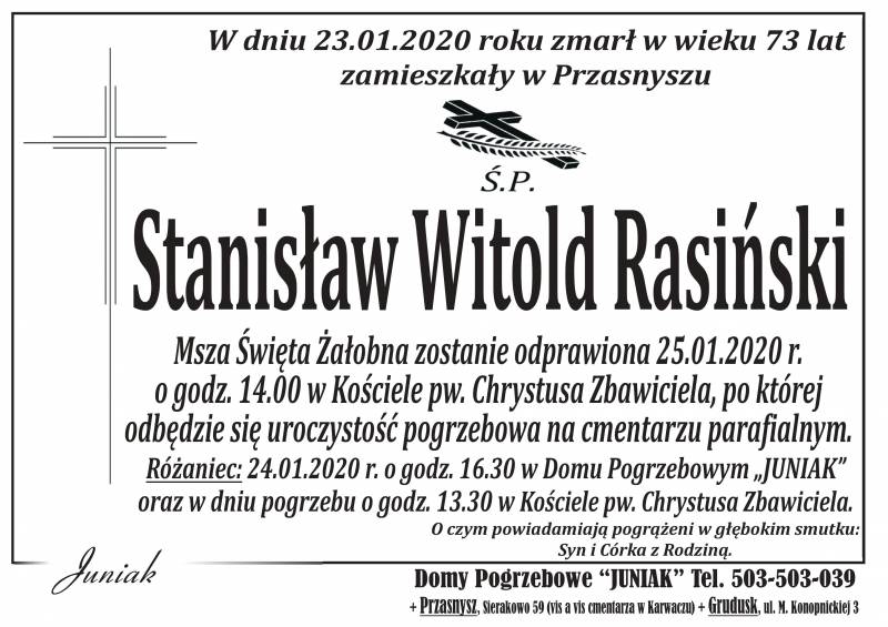 Stanisław Witold Rasiński