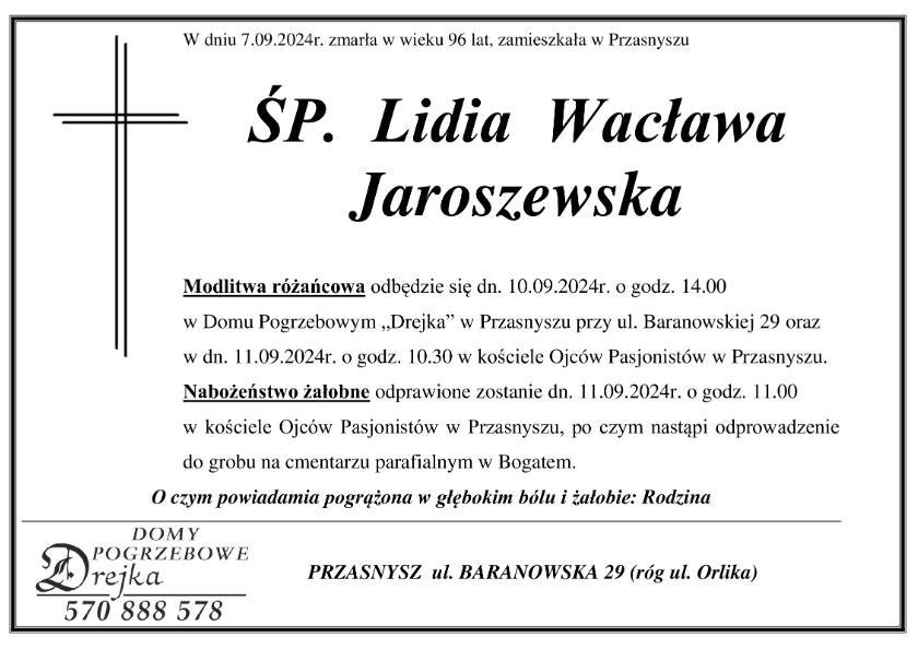 Lidia Wacława Jaroszewska