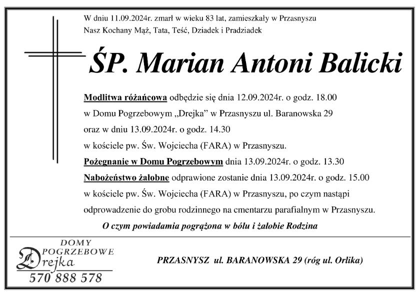 Marian Antoni Balicki