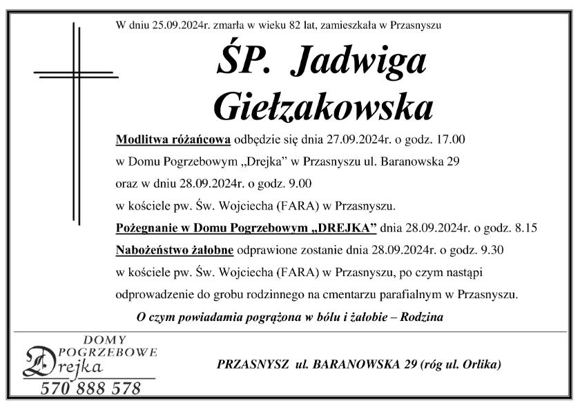 Jadwiga Giełzakowska