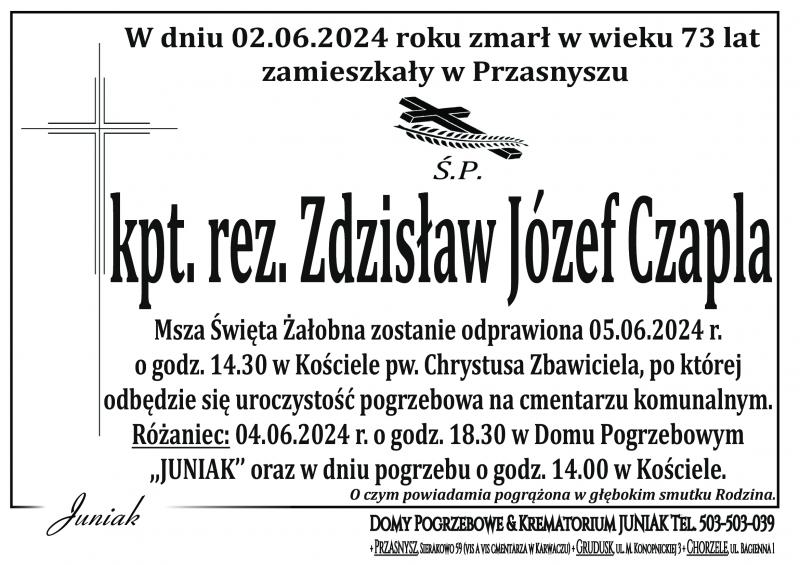 kpt. rez. Zdzisław Józef Czapla