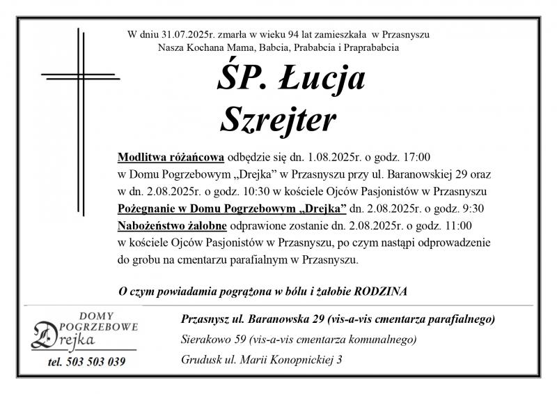 Łucja Szrejter