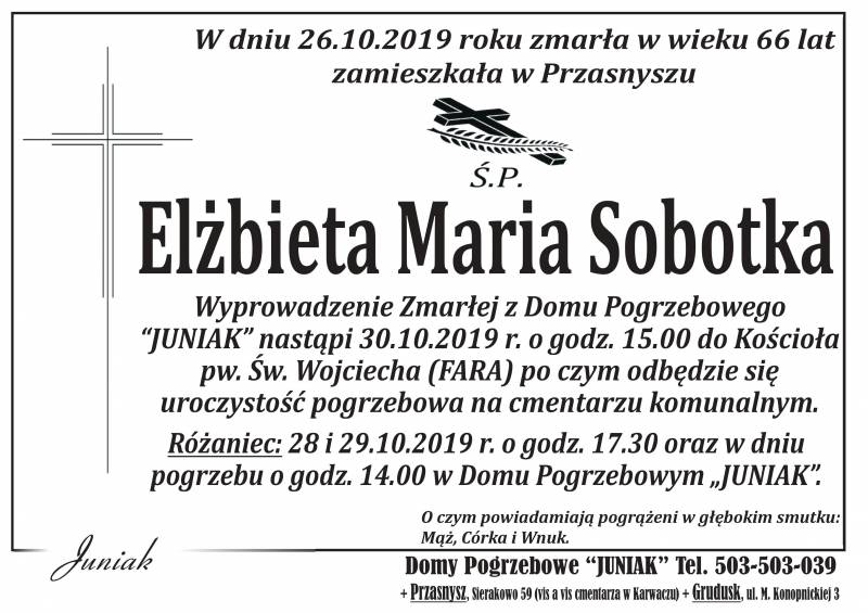 Elżbieta Maria Sobotka