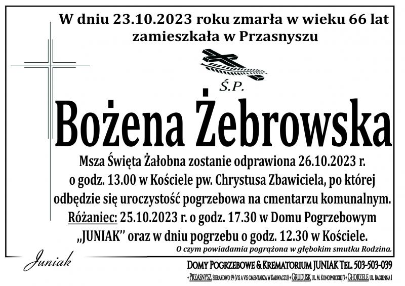 Bożena Żebrowska