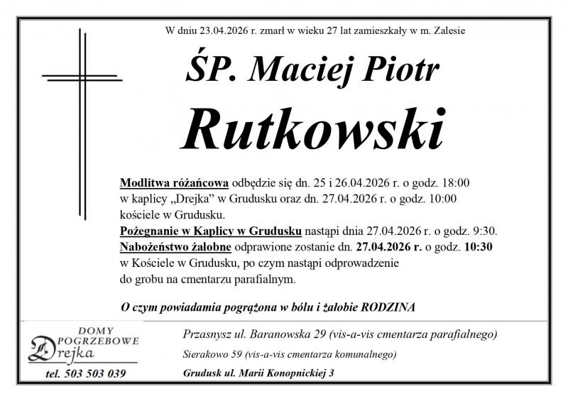 Maciej Piotr Rutkowski