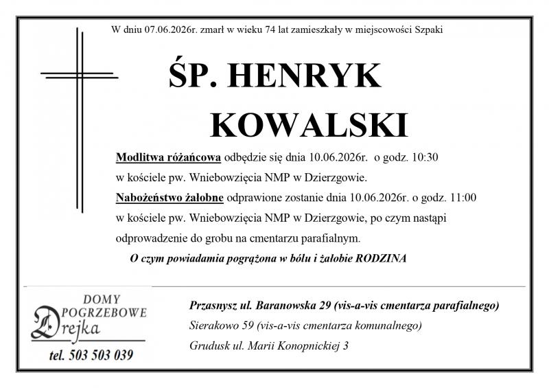 Henryk Kowalski