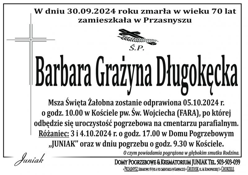 Barbara Grażyna Długokęcka