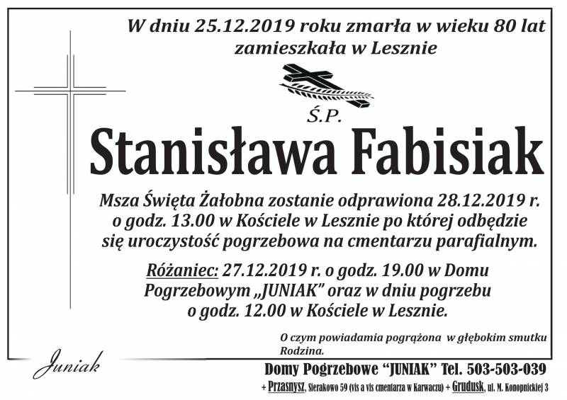 Stanisława  Fabisiak