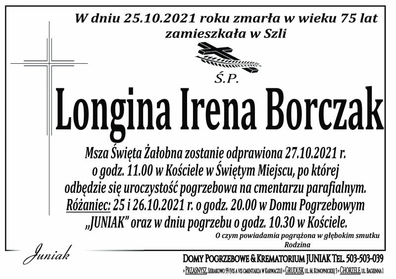 Longina Irena Borczak