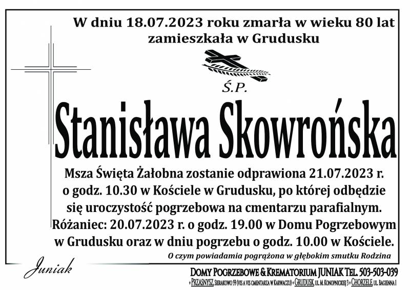 Stanisława Skowrońska