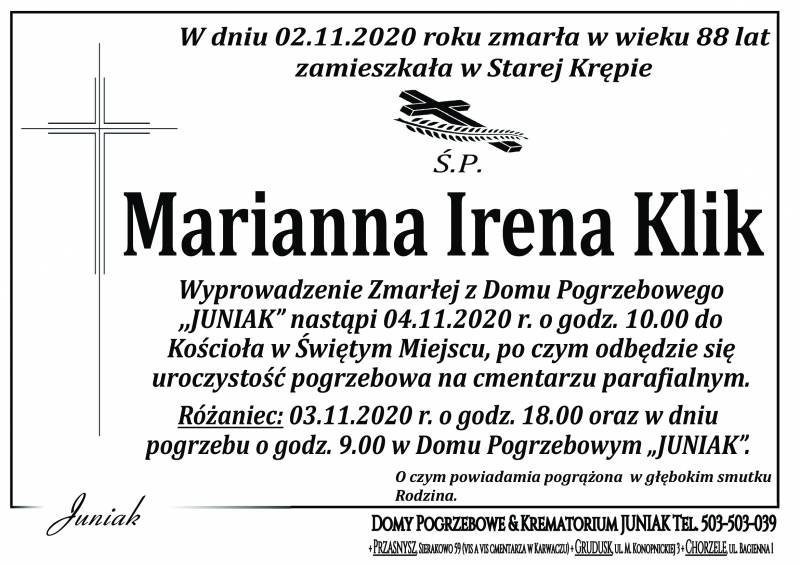 Marianna Irena Klik