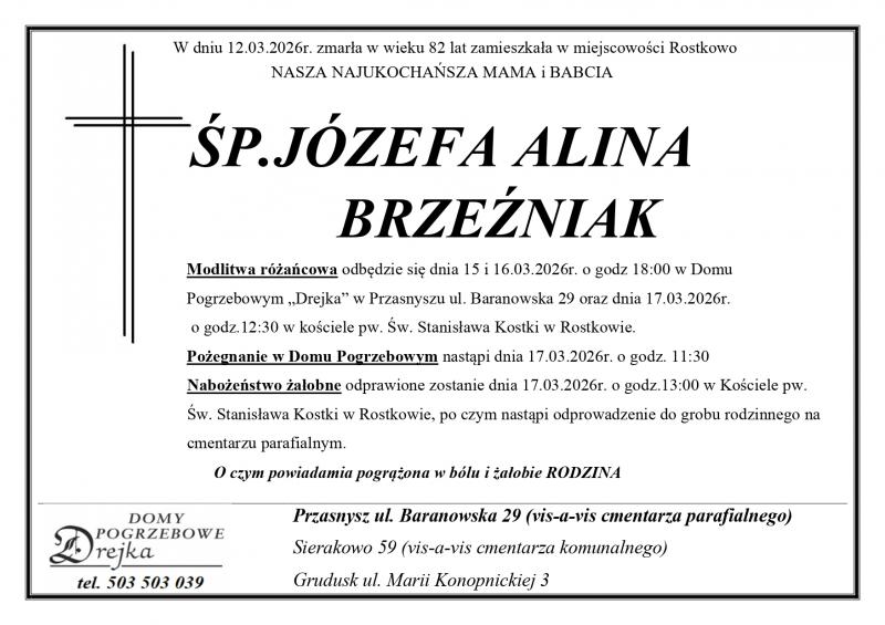 Józefa Alina Brzeźniak