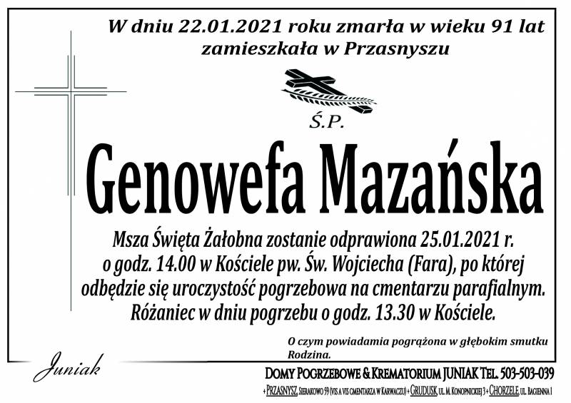 Genowefa Mazańska