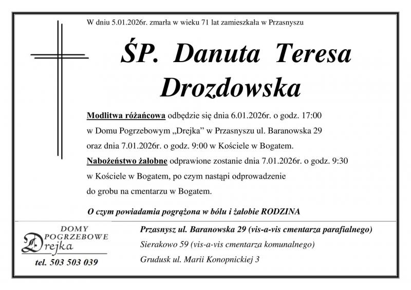 Danuta Teresa  Drozdowska