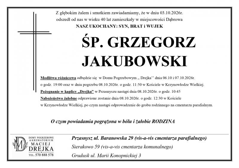 Grzegorz Jakubowski