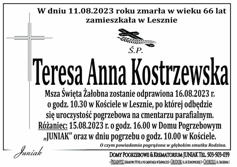 Teresa Anna Kostrzewska
